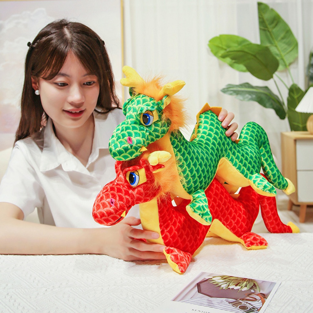 canaan| Soft Plush Dragon Toy Dragon Plush Doll 2024 Year of the Dragon ...