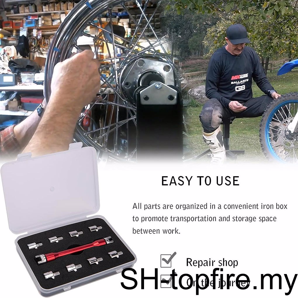 1/2/3/5 Metal Bike Spoke Wrench Set multifunctional And Reliable Tire