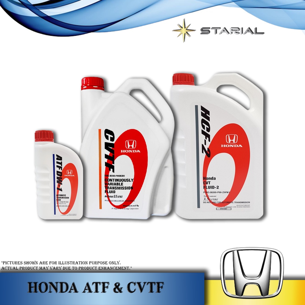 GENUINE HONDA TRANSMISSION FLUIDS GEAR OIL / ATF DW1 / CVTF / HCF2