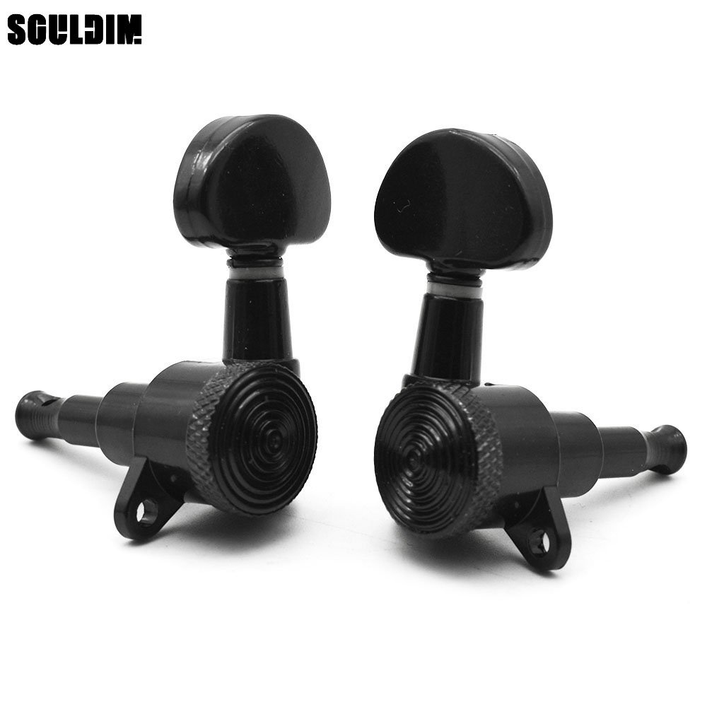 6pcs Semicircle Auto Locked Locking String Guitar Tuning Pegs keys ...