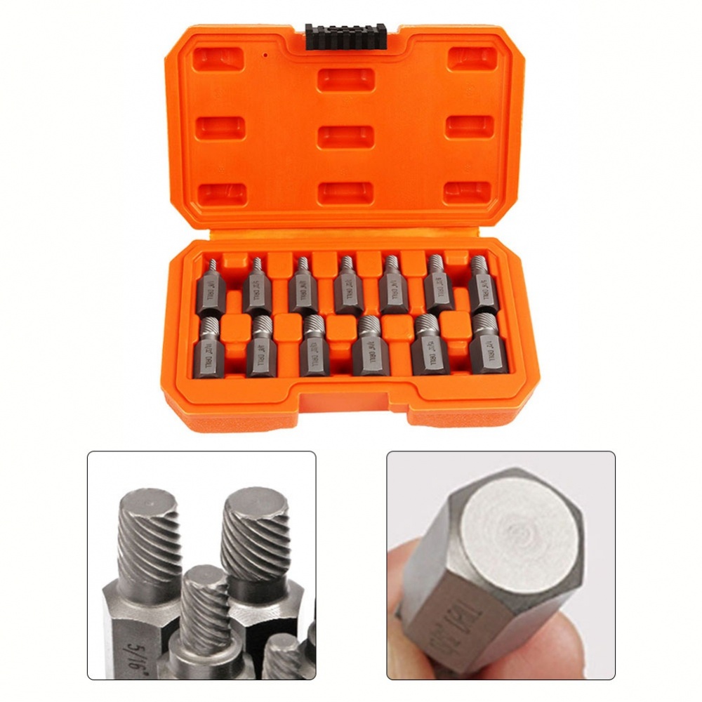 Heavy Duty Hex Head Extractor Set 23 Piece Kit for Professional Screw