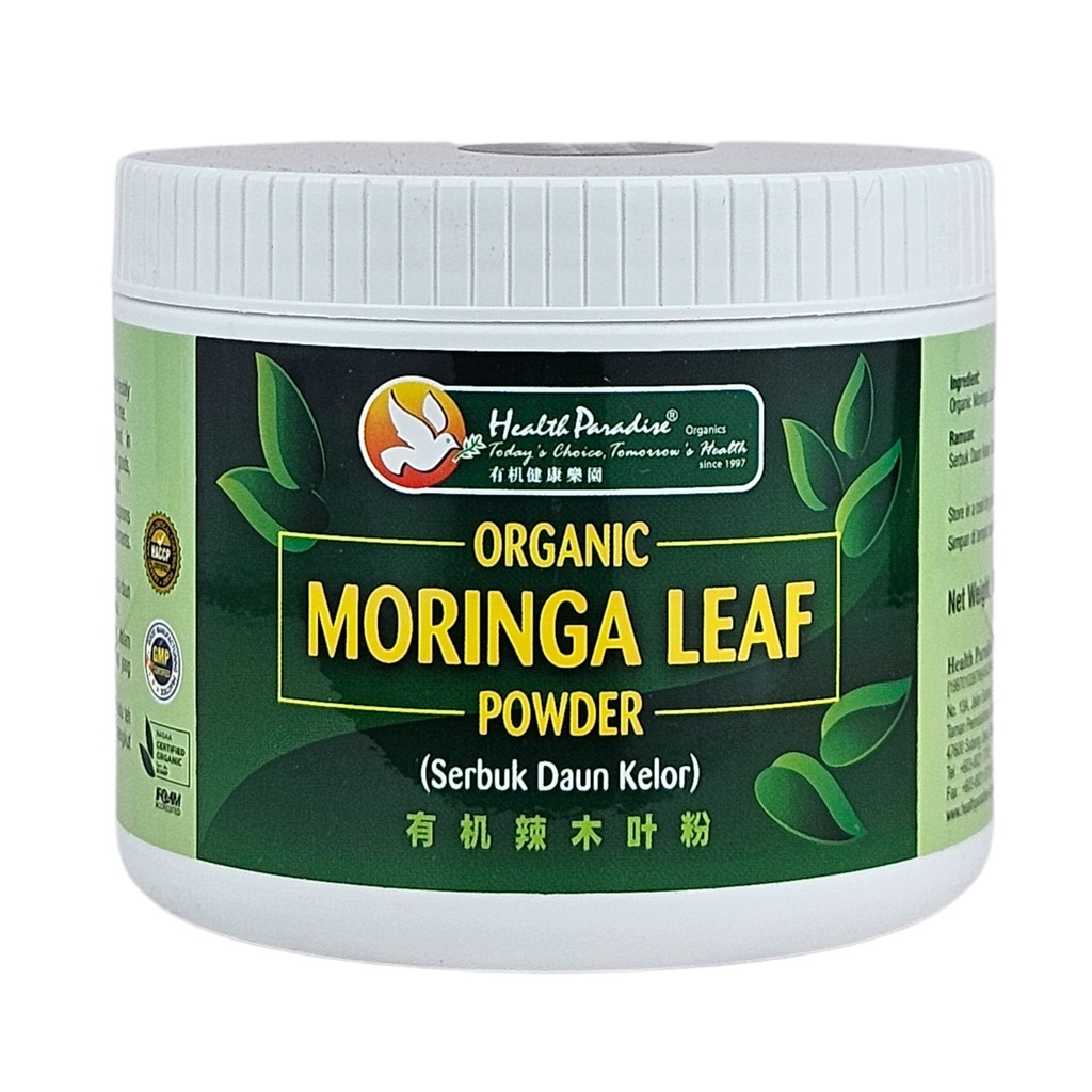 Health Paradise Organic Moringa Leaves Powder (150g) | Shopee Malaysia