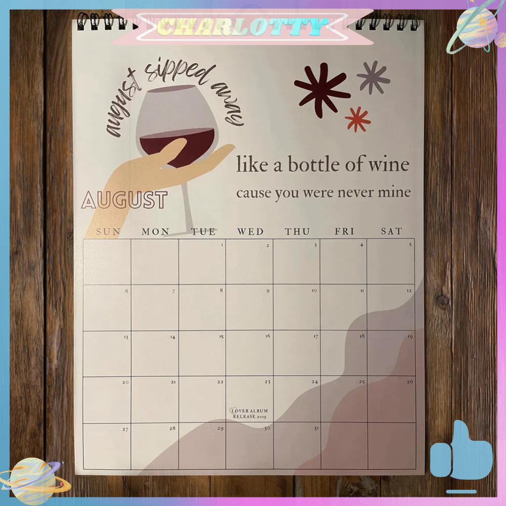 ✿ CHA ✿ 2024 Creative Wall Calendar Multifunction Roaring Twenties Calendar  12 Monthly Wall Calendar Aesthetic for Family Friends ☆ | Shopee Malaysia