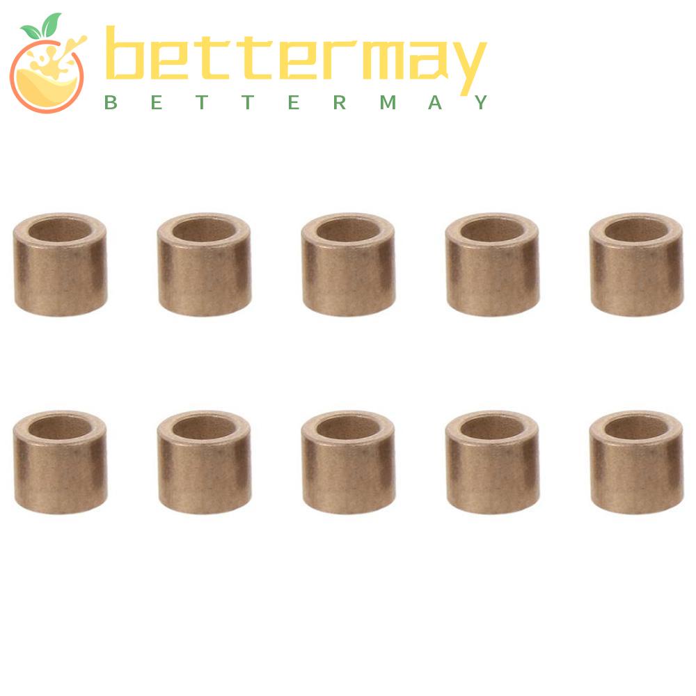 BETTERMAYSHOW 10pcs Bearing Sleeve, Gold Sintered Bronze Self