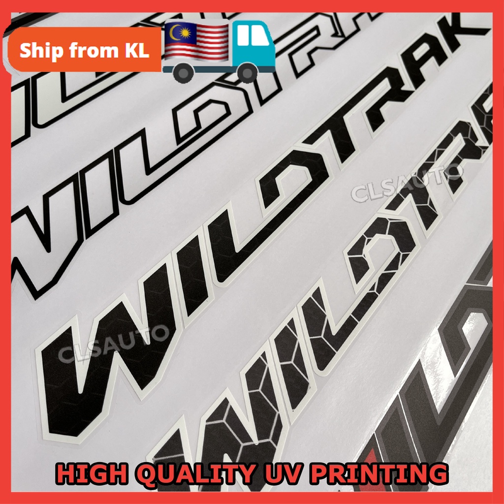 Wildtrak Sticker Ranger Raptor Side Rear Left Right Door Trunk ...