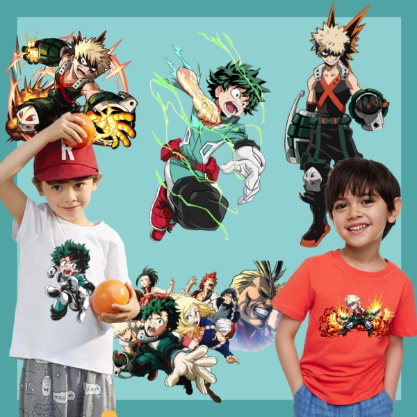 My Hero Academic transfer Patch clothes Bakugou Katsuki deku Clothing ...