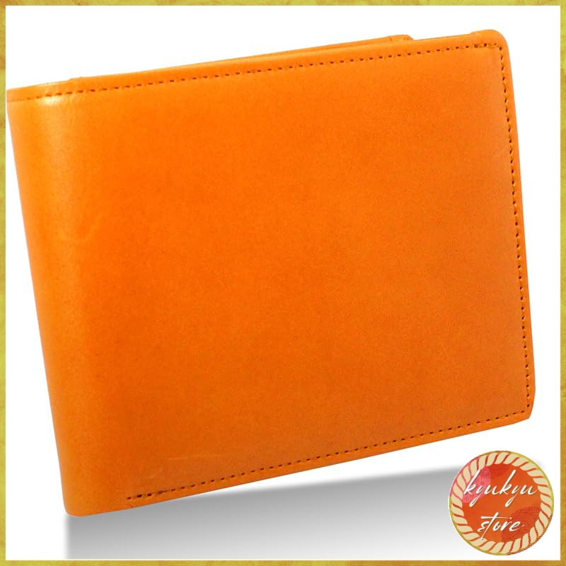 Tochigi Leather Compact Bifold Wallet with Coin Pocket - Made in Japan ...
