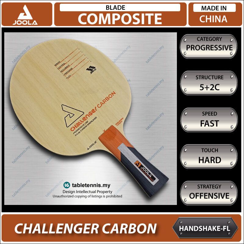 Joola Blade Challenger Carbon Table Tennis Blade Paddle Bat Racket Ping ...