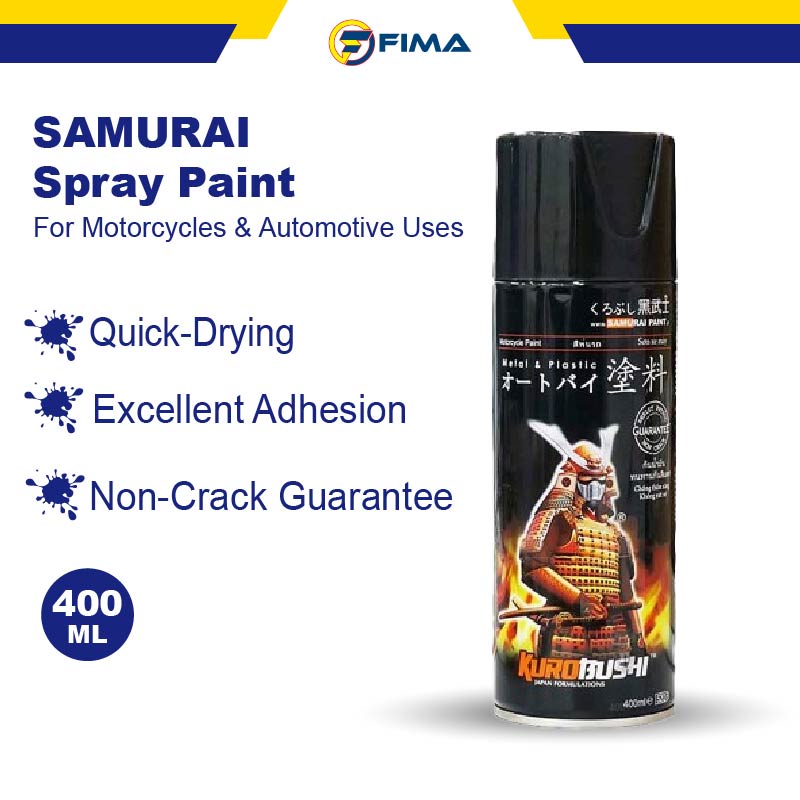 SAMURAI Spray Paint All Colour Paint Spray Motorcycle Cat Motor Cat