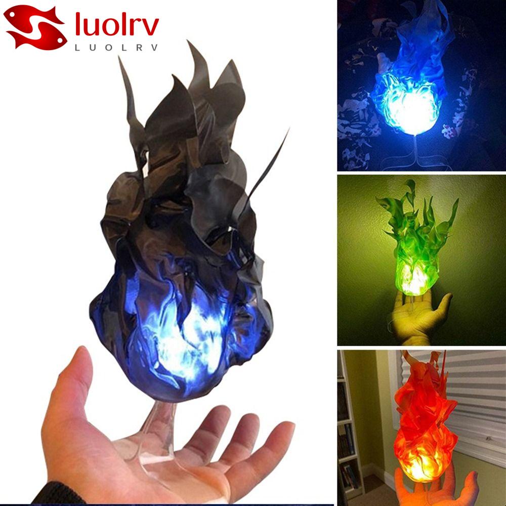 Luolrv Floating Fireball Fabric Cosplay Props Ghost Fire Lamp