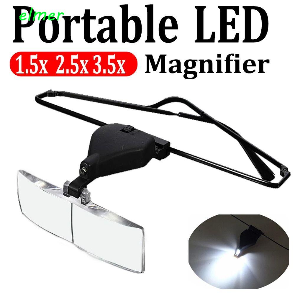 ELMER Headhold Magnifier HeadMounted Beauty Aids Reading Loupe With