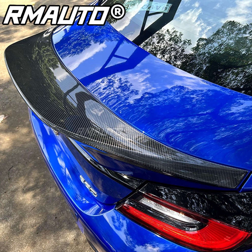 BRZ Real Carbon Fiber Spoiler Car Rear Trunk Boot Lip Spoiler Wing Lid