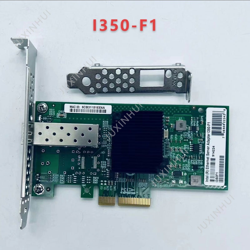 Intel i350f1 single port gigabit fiber optic network card pcie x4