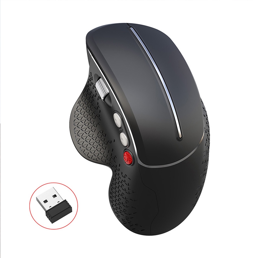 Jomaa 2.4G Wireless Side Roller Mouse Vertical Gaming Mouse for Gamer ...