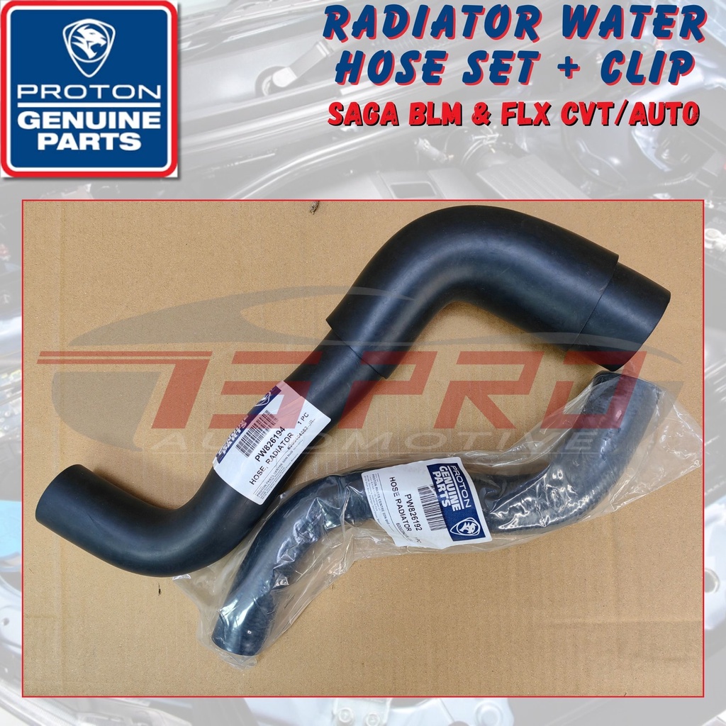 Proton Saga BLM & FLX CVT/Auto Genuine Top Lower Hose Radiator Water ...