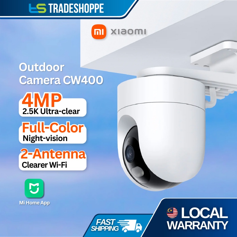 Xiaomi Smart Outdoor Camera CW400 4MP 2.5K Wi-Fi CCTV MJSXJ04HL | CW300 ...
