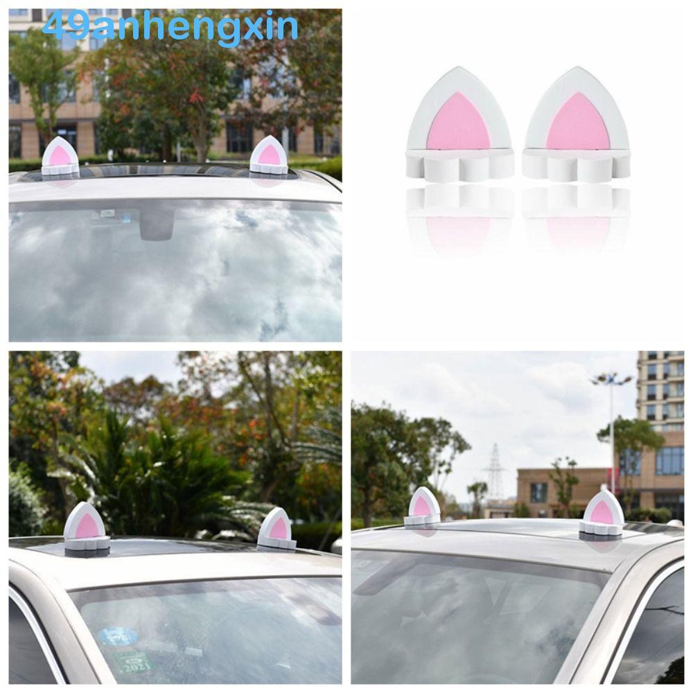 ANHENGXIN Pikachu Car Sticker, Rabbit Ears Cat's Ears EVA 3D Car Body ...
