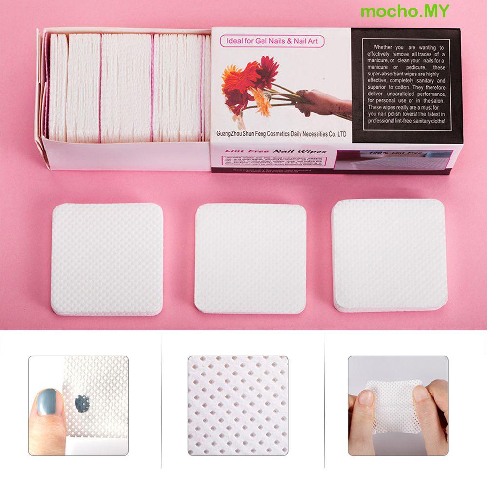 MOCHO LintFree Nail Wipes Nails Pads Paper Manicure For Gel Polish