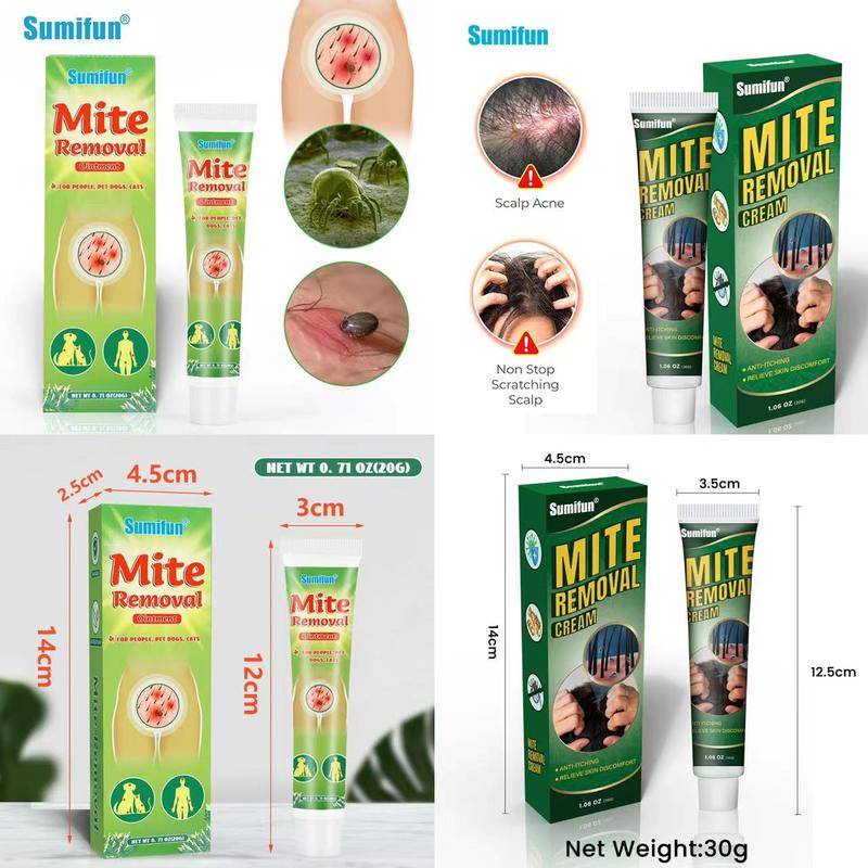 Sumifun Mite Removal Cream Antibacterial Ointment For Pets People Anti ...