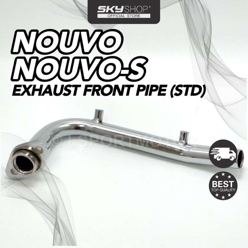 YAMAHA NOUVO / NOUVOS EXHAUST FRONT PIPE (STANDARD) EKZOS MUFFLER PIPE