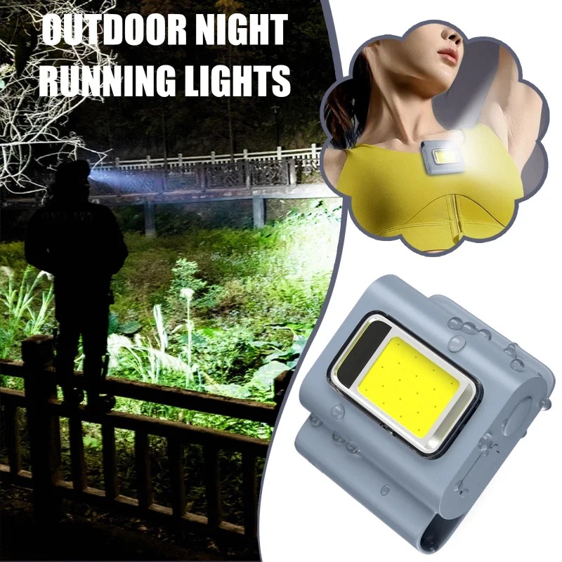 Clip On Running Lights for Runners, Rechargeable LED Safety Light with  Magnetic, Reflective Running Gear for Runners, Wearable Running Lights with  Runners for Camping, Hiking, Running, Jogging (Black)