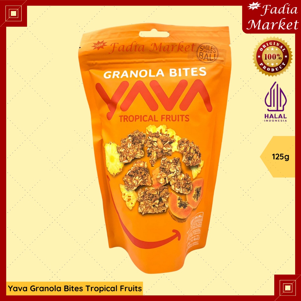 Yava Granola Oats Cashews Wheat Tropical Fruits Fruits 400g Shopee Malaysia