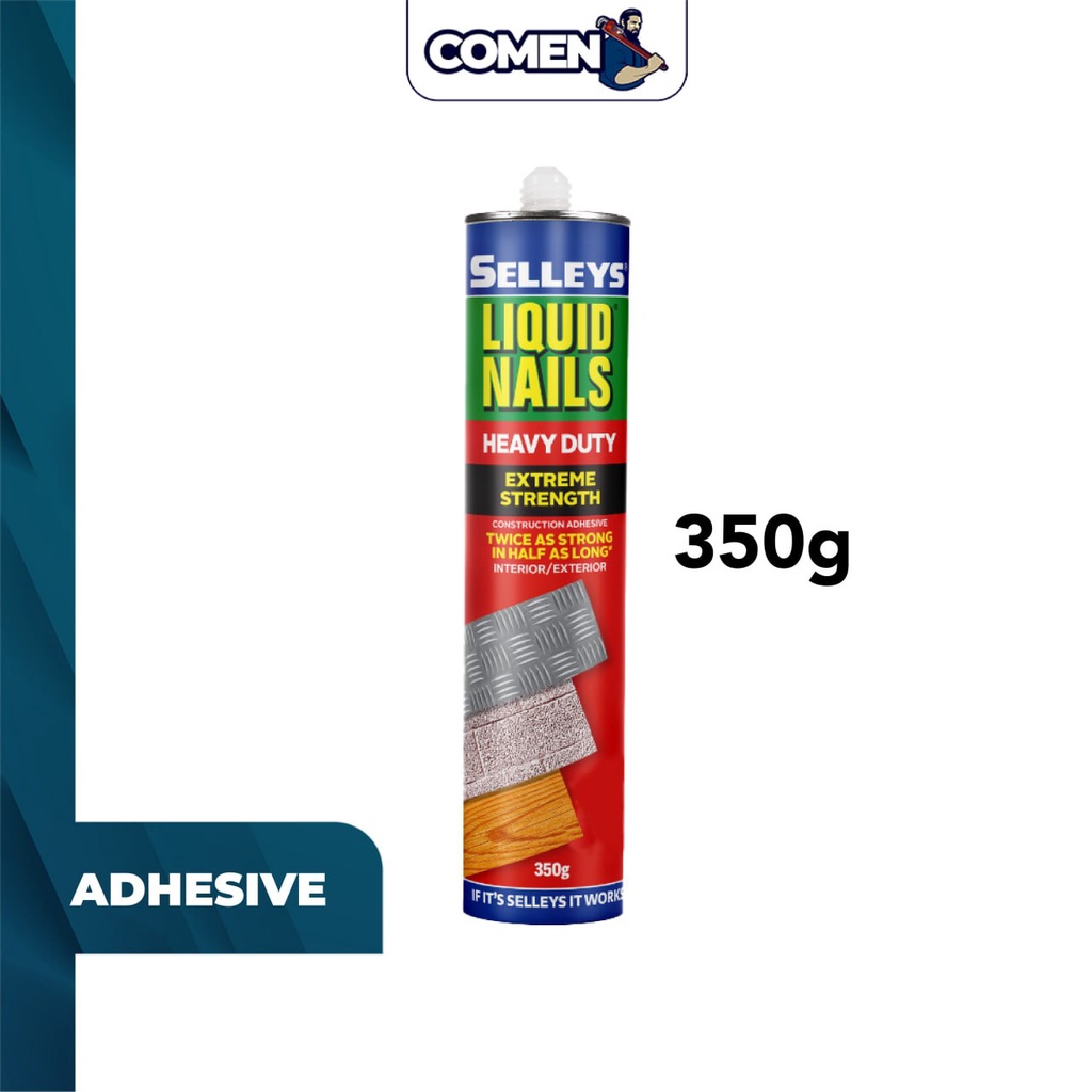 SELLEYS Liquid Nails Heavy Duty 350G Stronger Bond All Purpose High Strength Adhesive Glue Gum