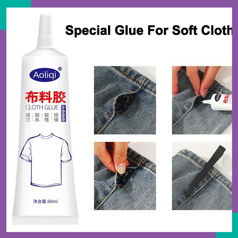 COD Sew Liquid Glue Stitch Liquid Multiuse Fabric Adhere Fast Tack Dry