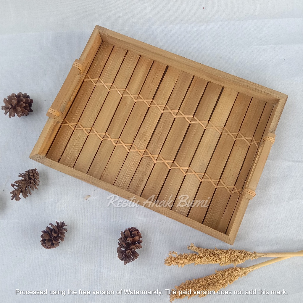 Japanese Bamboo Tray S, M, L, XL Serving Tray Serving Container