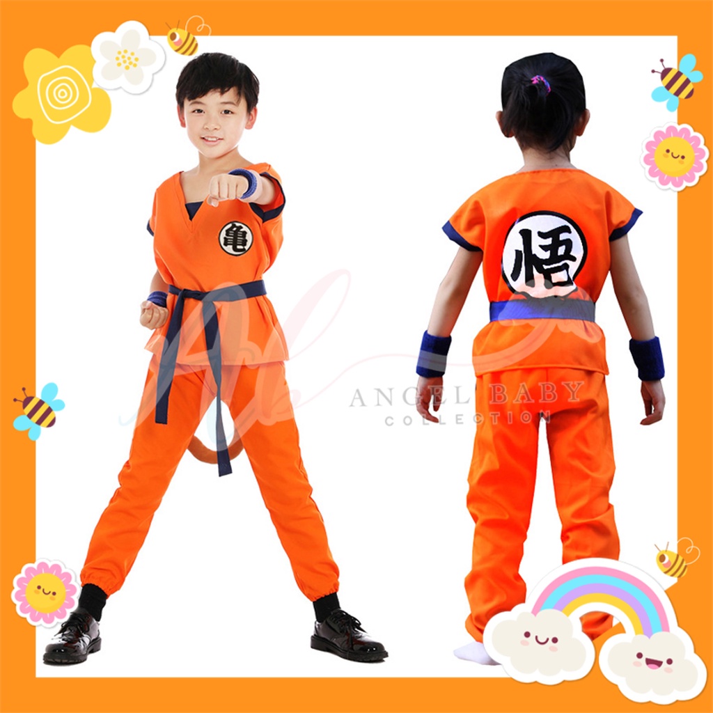 Angel Baby Kids Boy Costume Dragon Ball Monkey King Cosplay Anime Costume |  Shopee Malaysia