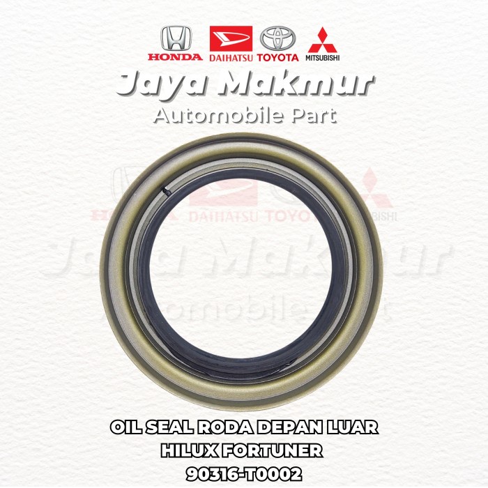 Hilux Fortuner 90316-T0002. Front Outer Wheel Seal Oil Seal | Shopee ...