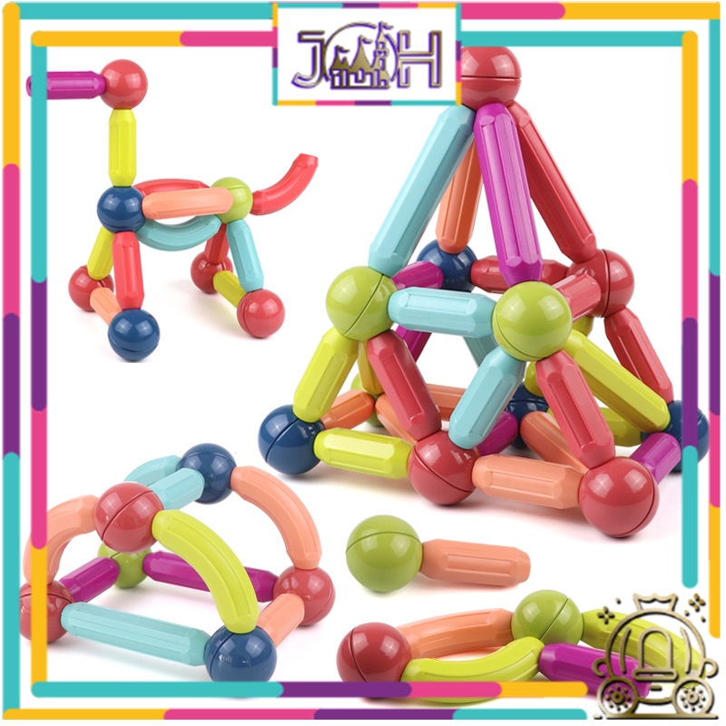Toy Magnetic Stick Building Blocks Toy Blok Magnet Education Kids ...