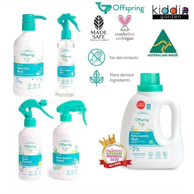 Offspring Baby Laundry Wash /Fruit & Veggie Spray/Multi-Surface Cleaner ...