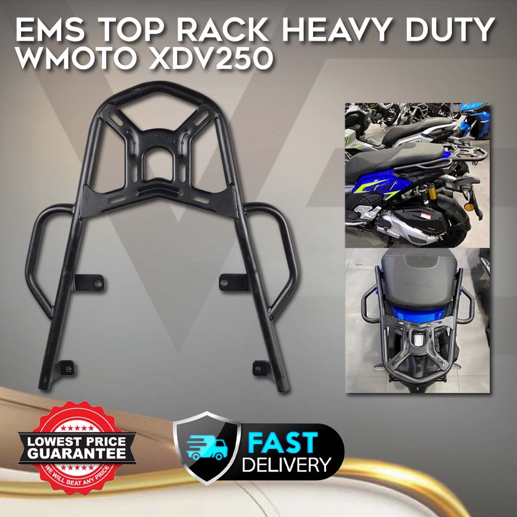 EMS Top Rack Heavy Duty For Wmoto XDV250 Monorack(2023yrs) | Shopee ...