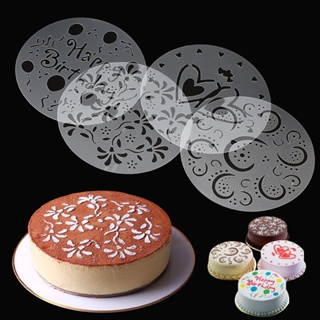 Cake Stencil Templates Decoration Reusable Cake Cookies Baking Mold Tools  50 Pcs