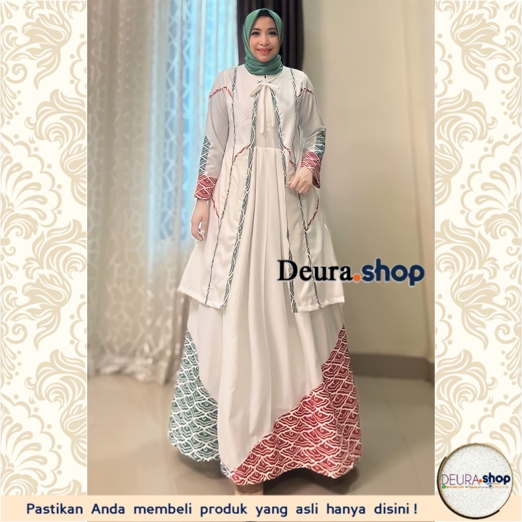 Deura SD-374 Party Gamis Set/Latest Muslim Clothing/Original Deura ...