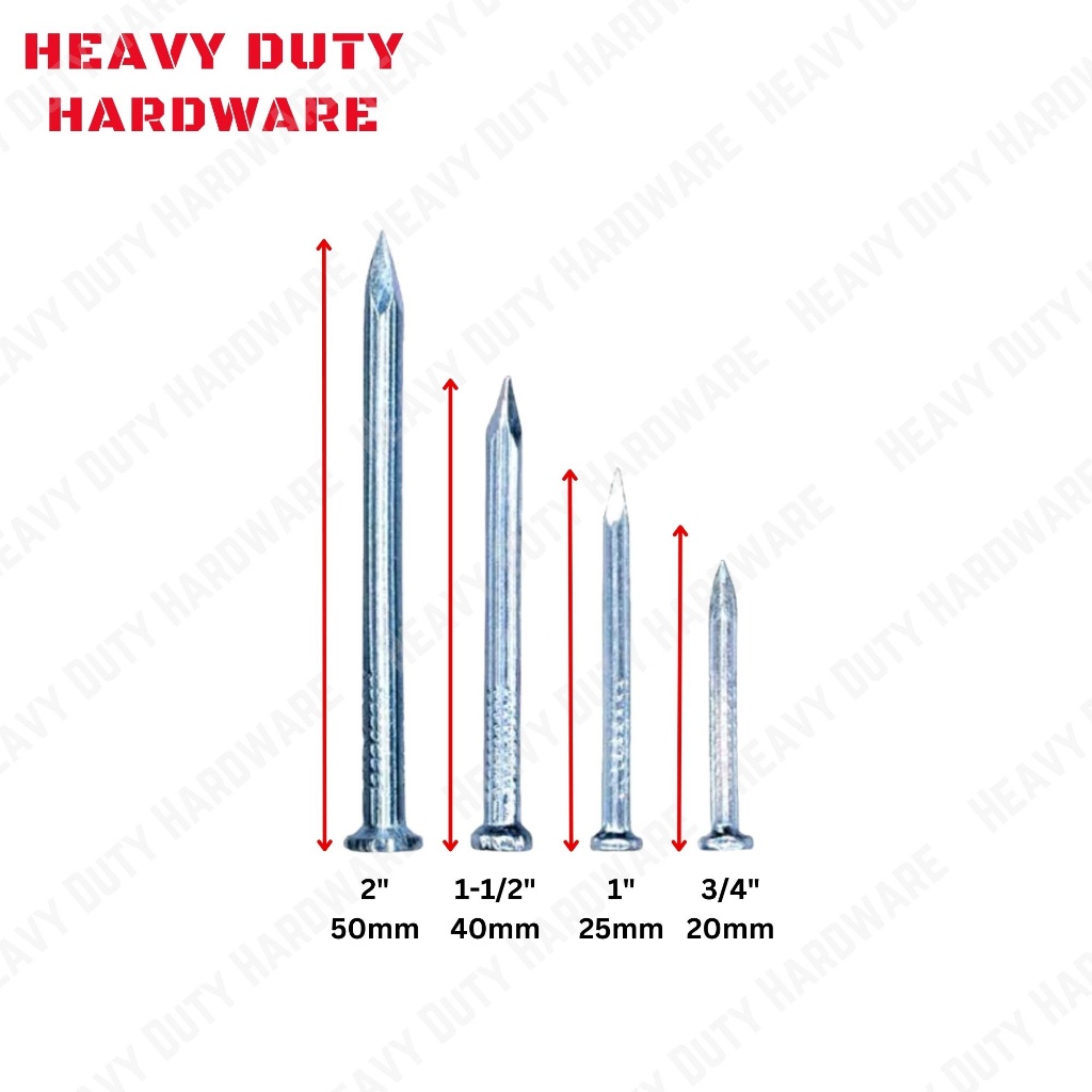 Concrete Nail Wall Nail Paku Simen Paku Dinding Paku Batu 钢钉 Shopee