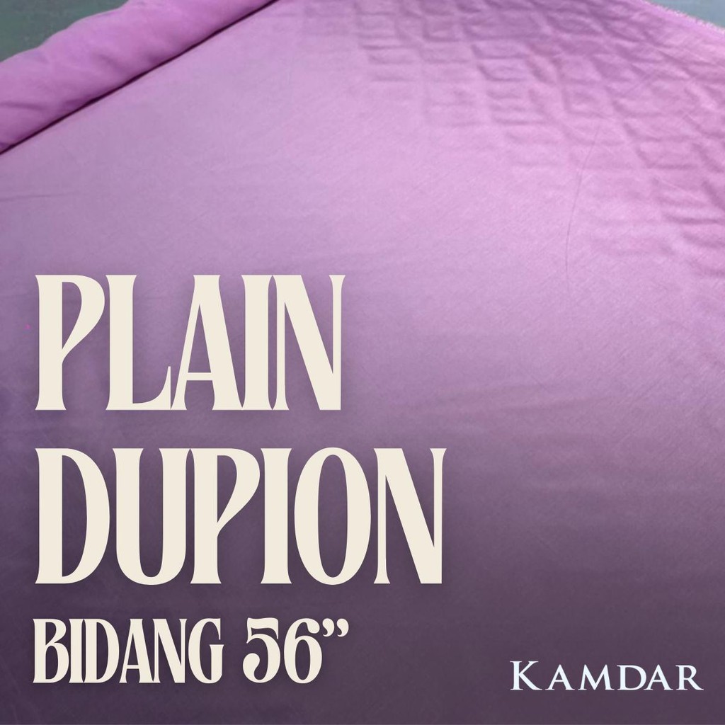 KAMDAR Open Meter Plain Dupion 56