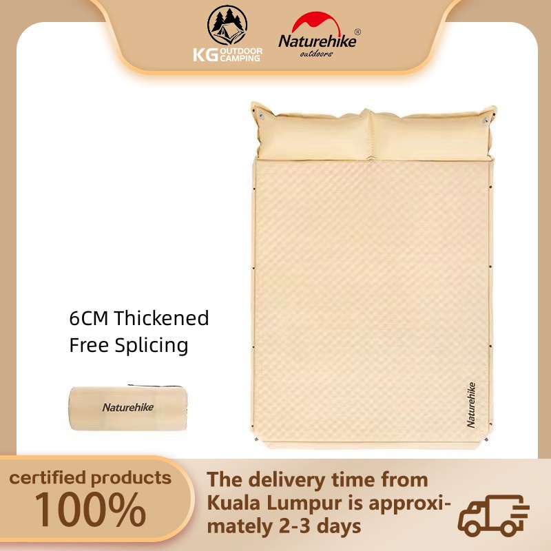 Naturehike Air Mattress 3CM 6CM Automatic Inflatable Cushion With