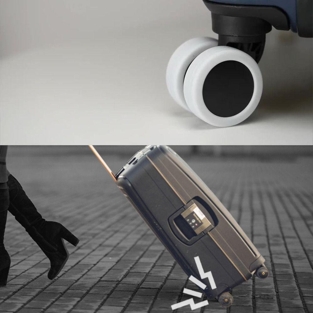 Suitcase Wheels Protection Cover Reduce Wheel Wear Silicone Travel ...