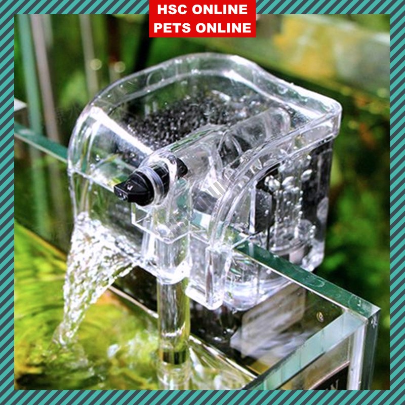 HSC Ready Stock 2.5/3W Hanging External Aquarium Filter Oxygen