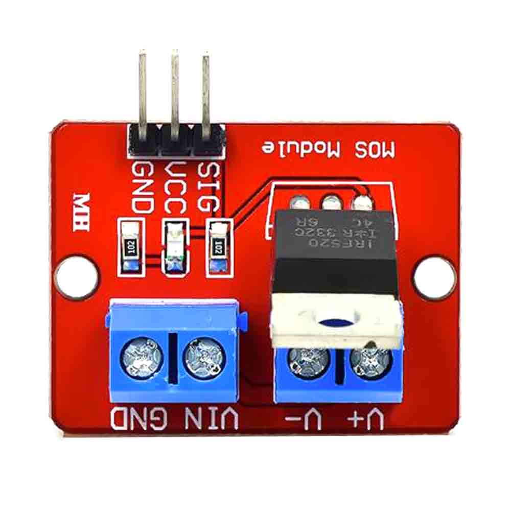 0-24V Top Mosfet Button IRF520 MOS Driver Module For Arduino MCU ARM ...