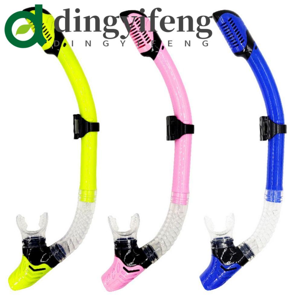 DINGYIFENG Diving Snorkel Tube Full Dry Air Breathing Equipment Front