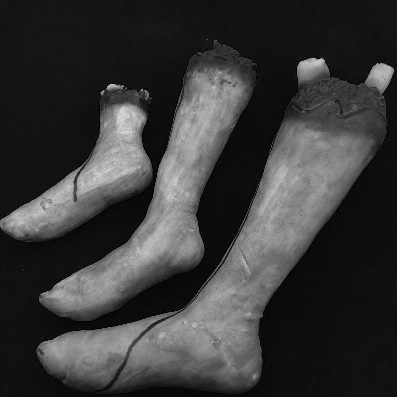 Halloween Props Ghost Festival Tricky Toys Simulation Bloodbreaking Hands Broken Feet Broken