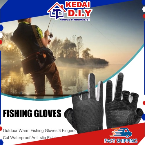 SARUNG TANGAN MEMANCING 1 PASANG Fishing Gloves Sun-Proof Puncture-Proof  Waterproof Ultra-Thin Fishing Equipment
