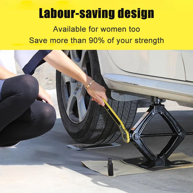 Car-mounted hand-operated jacks with power-saving ratchets | Shopee ...