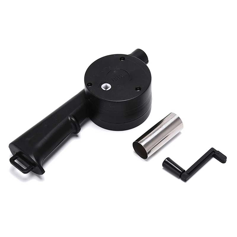 FAUSE Outdoor Cooking Bbq Fan Air Blower For Barbecue Fire Bellows Hand ...