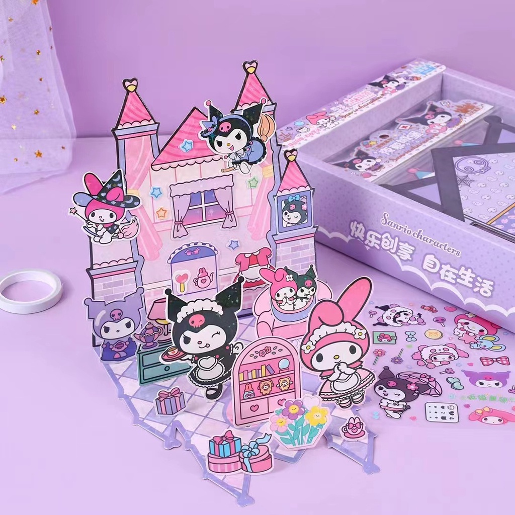 Spot - Sanrio Stereo Castle Quiet Book DIY Educational Handmade Art ...