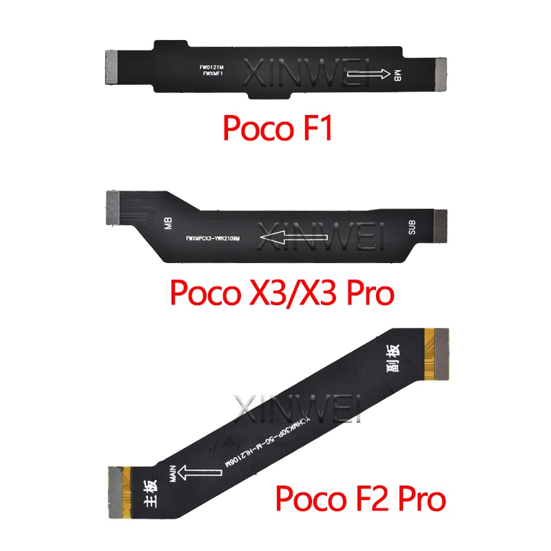 New For Xiaomi Poco X3 Pro F1 F2 Pro Main Motherboard Connector Lcd Display Flex Cable 0838