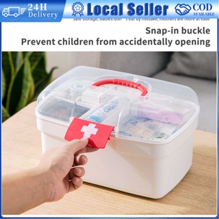 1pc Family-size Multi-layer First Aid Medical Cabinet, Large Capacity  Household Medicine Storage Box